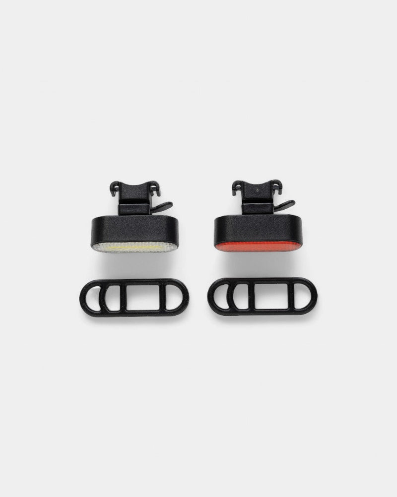 Set d’éclairage vélo USB rechargeable à personnaliser