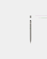 Stylo en métal épuré à personnaliser - Argent