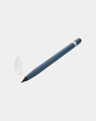 Crayon infini aluminium avec gomme à personnaliser - Bleu