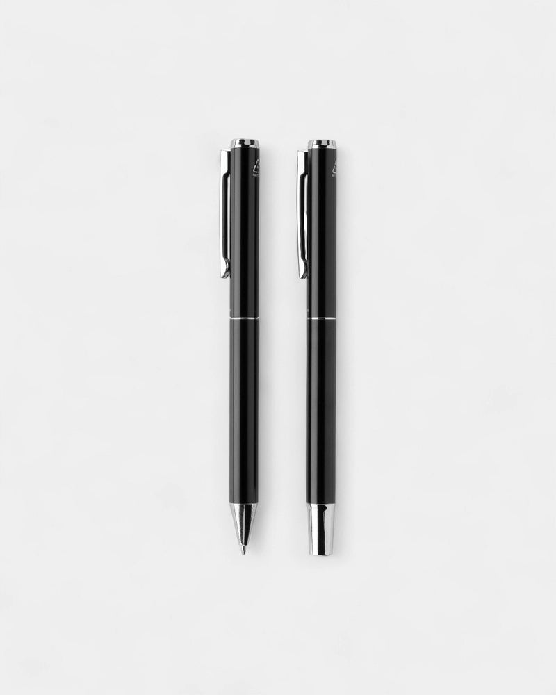 Set de stylos en aluminium recyclé à personnaliser