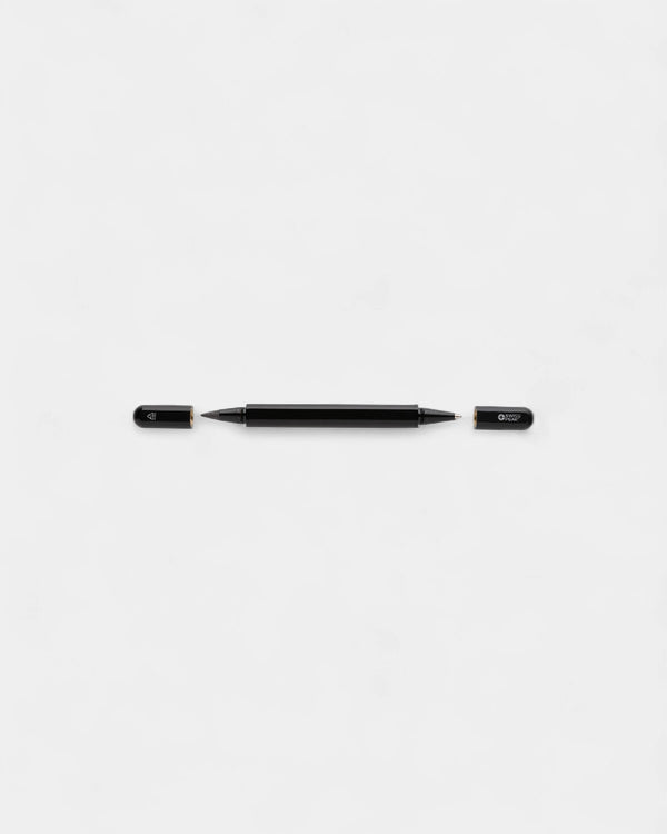 Stylo double-embout en aluminium recyclé à personnaliser