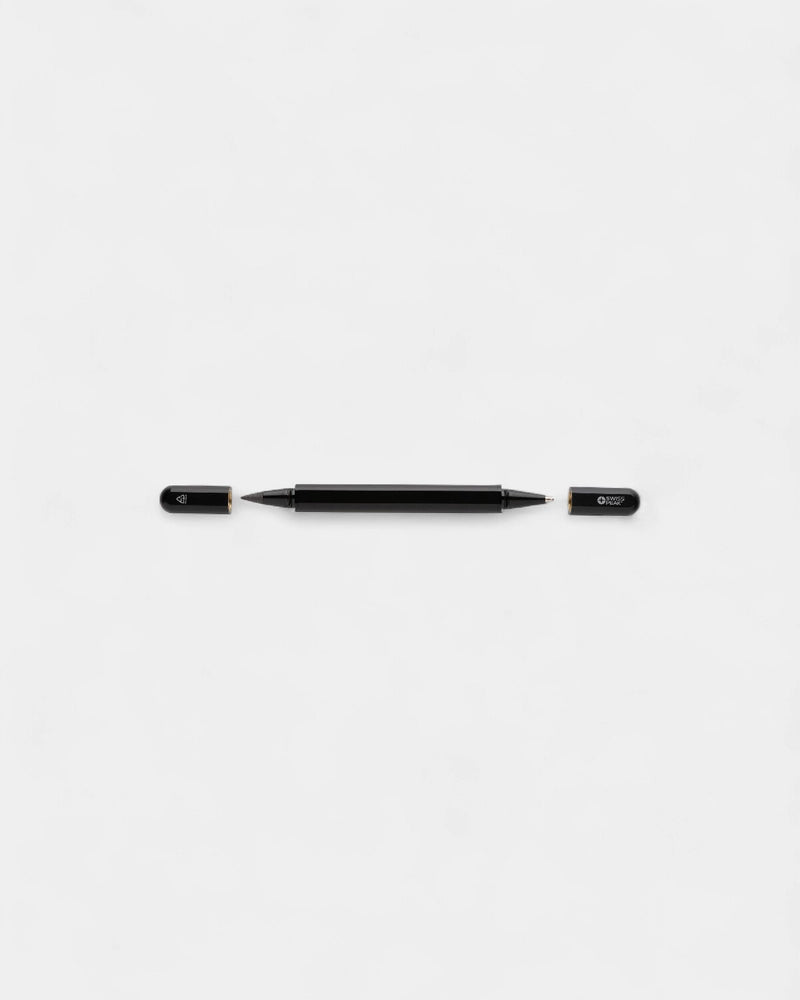 Stylo double-embout en aluminium recyclé à personnaliser