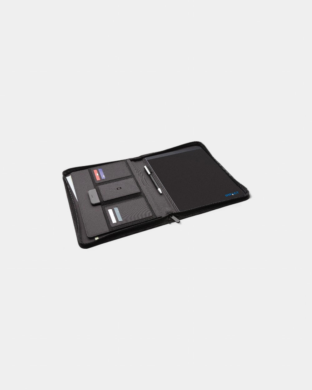 Conférencier A4 zippé en rPET à personnaliser
