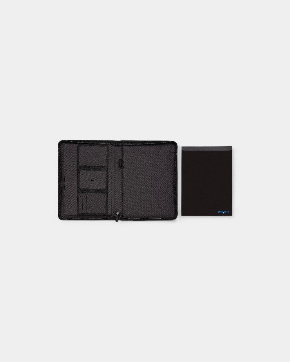 Conférencier A4 zippé en rPET à personnaliser