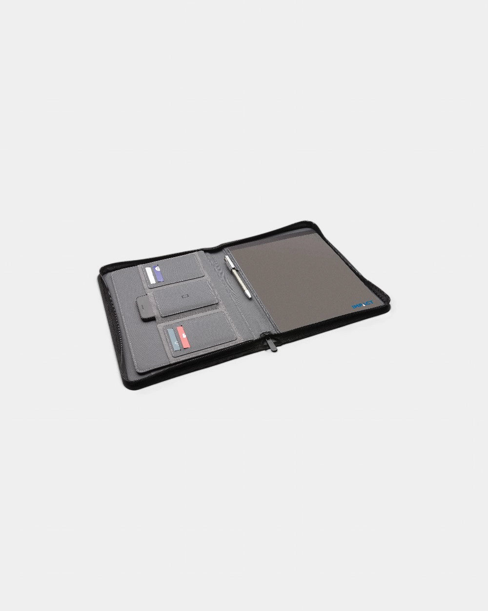 Conférencier A4 zippé en rPET à personnaliser