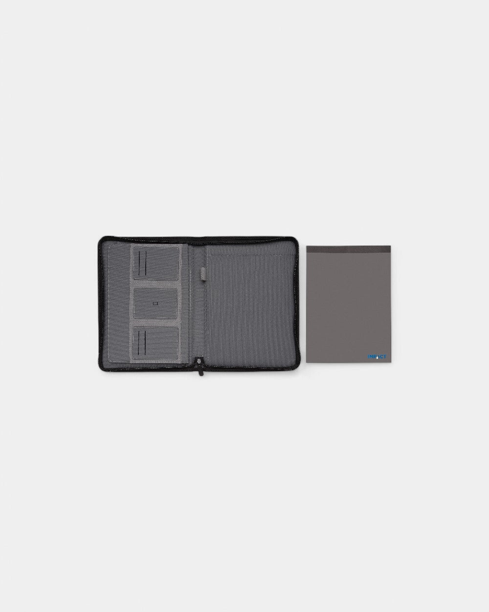 Conférencier A4 zippé en rPET à personnaliser