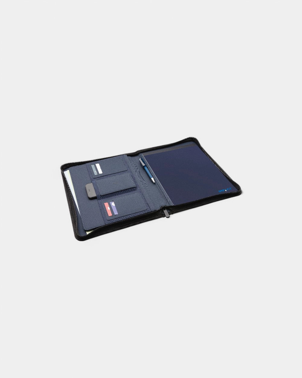 Conférencier A4 zippé en rPET à personnaliser
