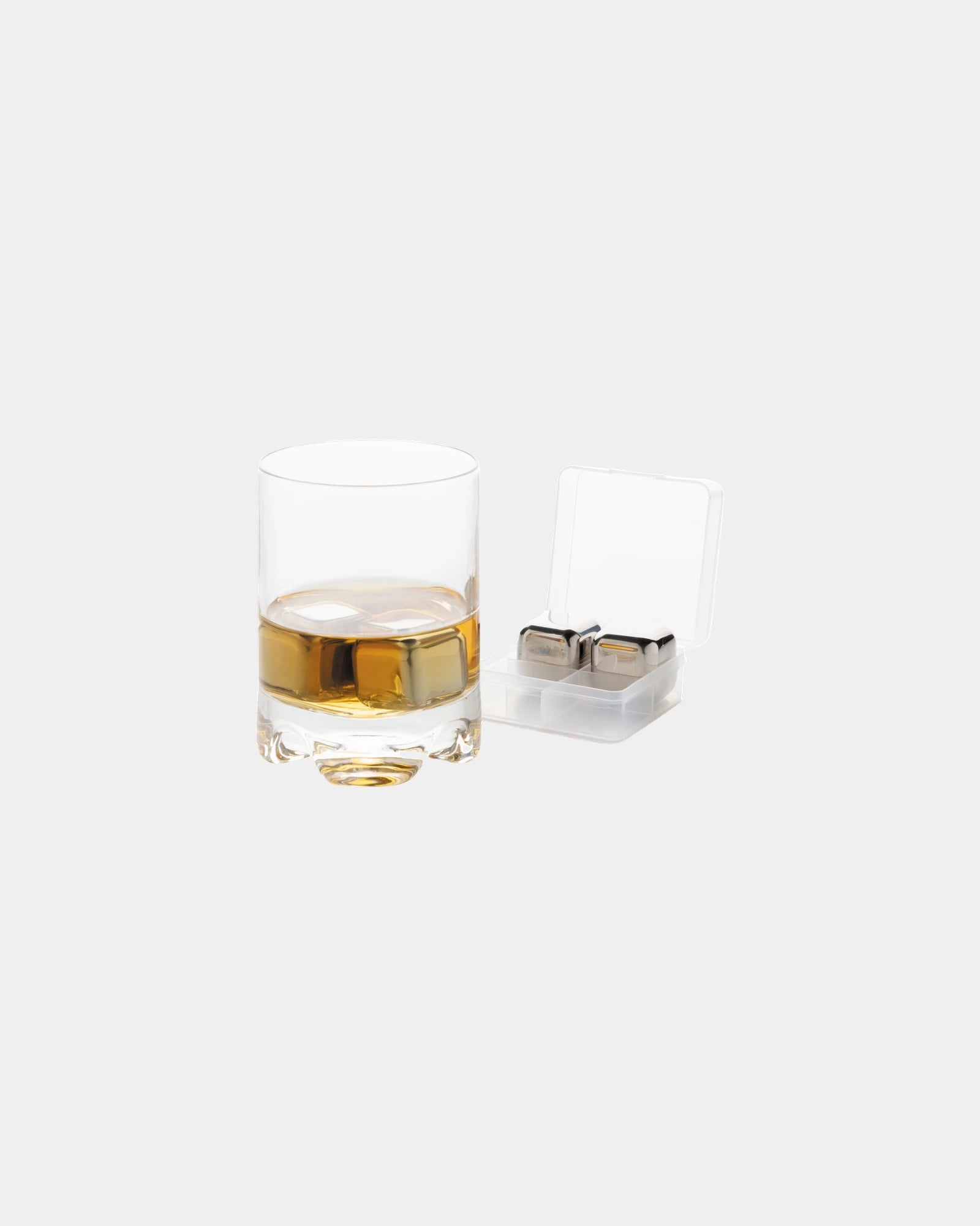 Glaçons réutilisables acier inoxydable 4pcs à personnaliser