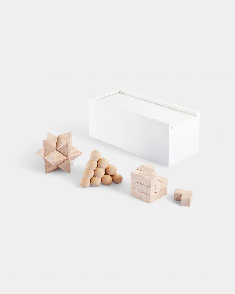 Ensemble de casse-tête en bois FSC® à personnaliser