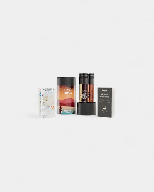 Coffret dégustation 4 flacons de vin à personnaliser
