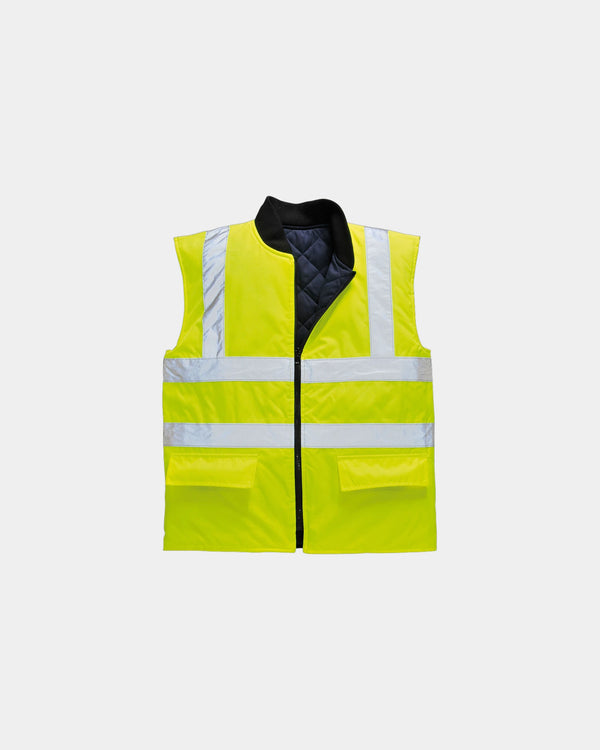 Gilet haute visibilité à personnaliser - Jaune