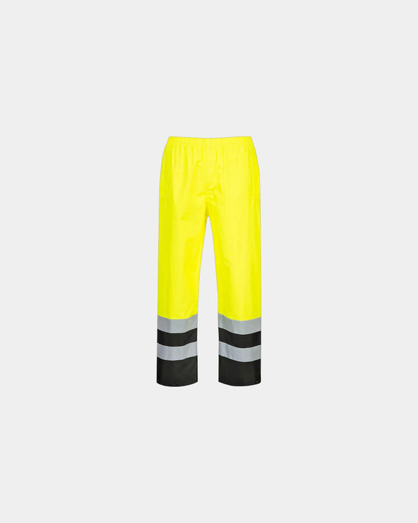 Pantalon imperméable bicolore à personnaliser - Jaune-Noir