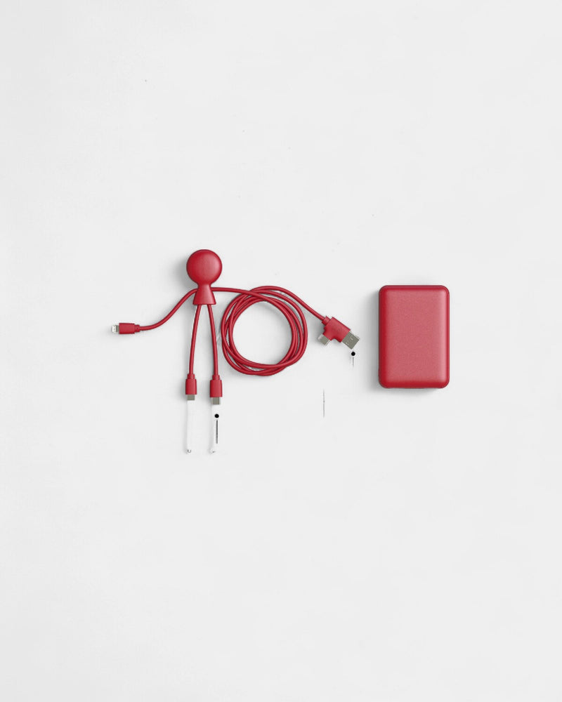 Pack de charge 5 000 mAh multi-connecteurs à personnaliser