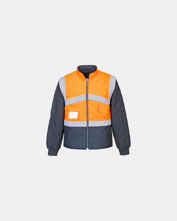 Gilet Hivis bicolore à personnaliser - Orange