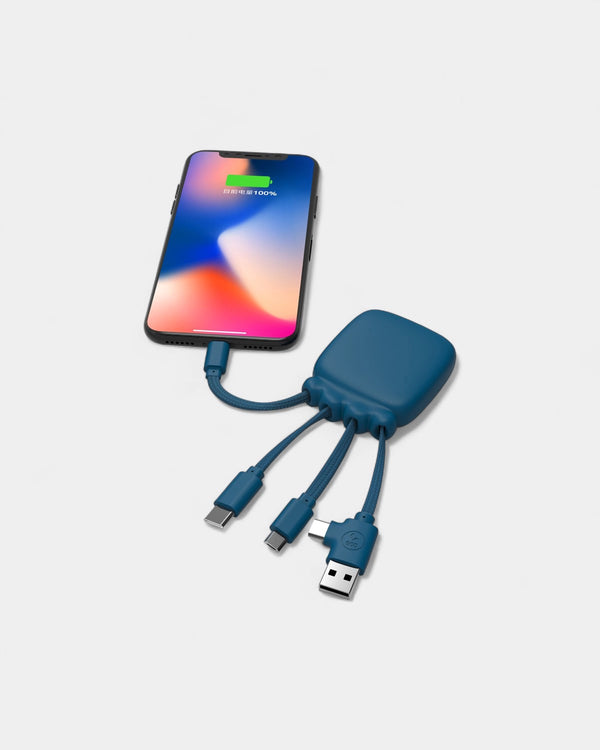 Batterie de poche 3 000 mAh & multi‑câbles à personnaliser
