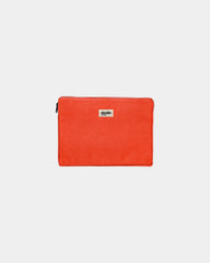 Housse ordinateur coton bio Hindbag Léo 13" à personnaliser - Red