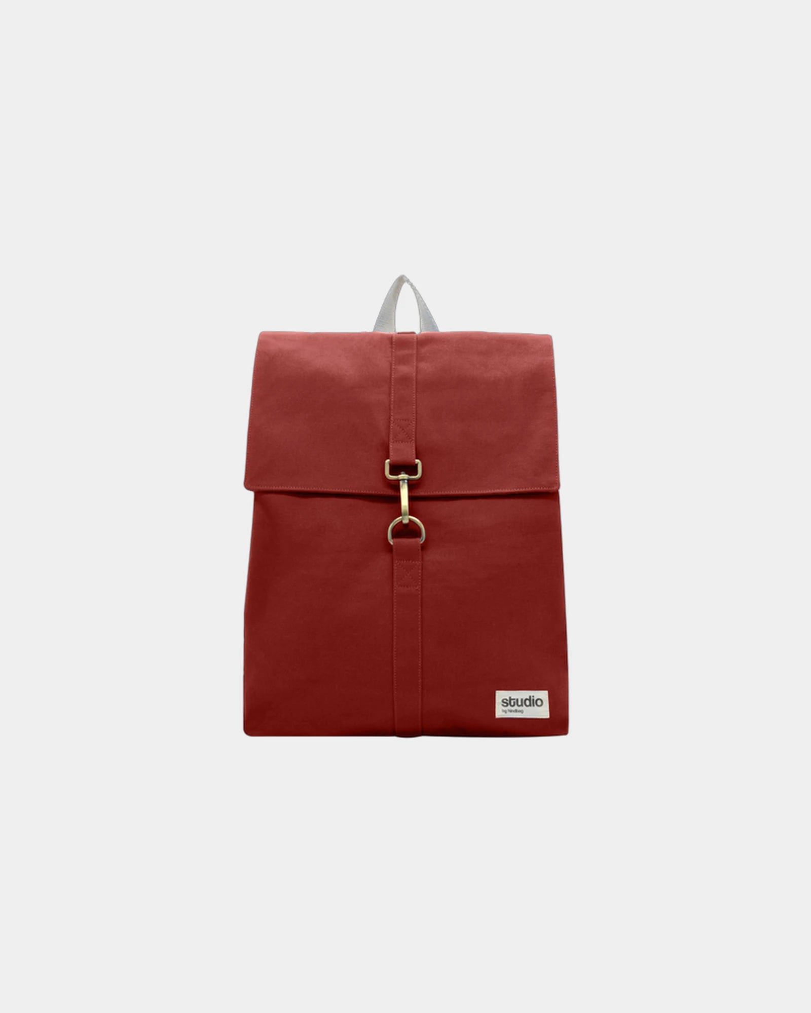 Sac à dos coton bio Hindbag Oscar à personnaliser - Brick Red
