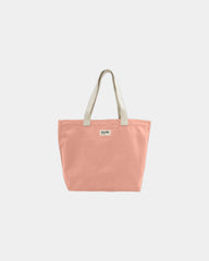 Sac de voyage coton bio Hindbag Hortense à personnaliser - Salmon
