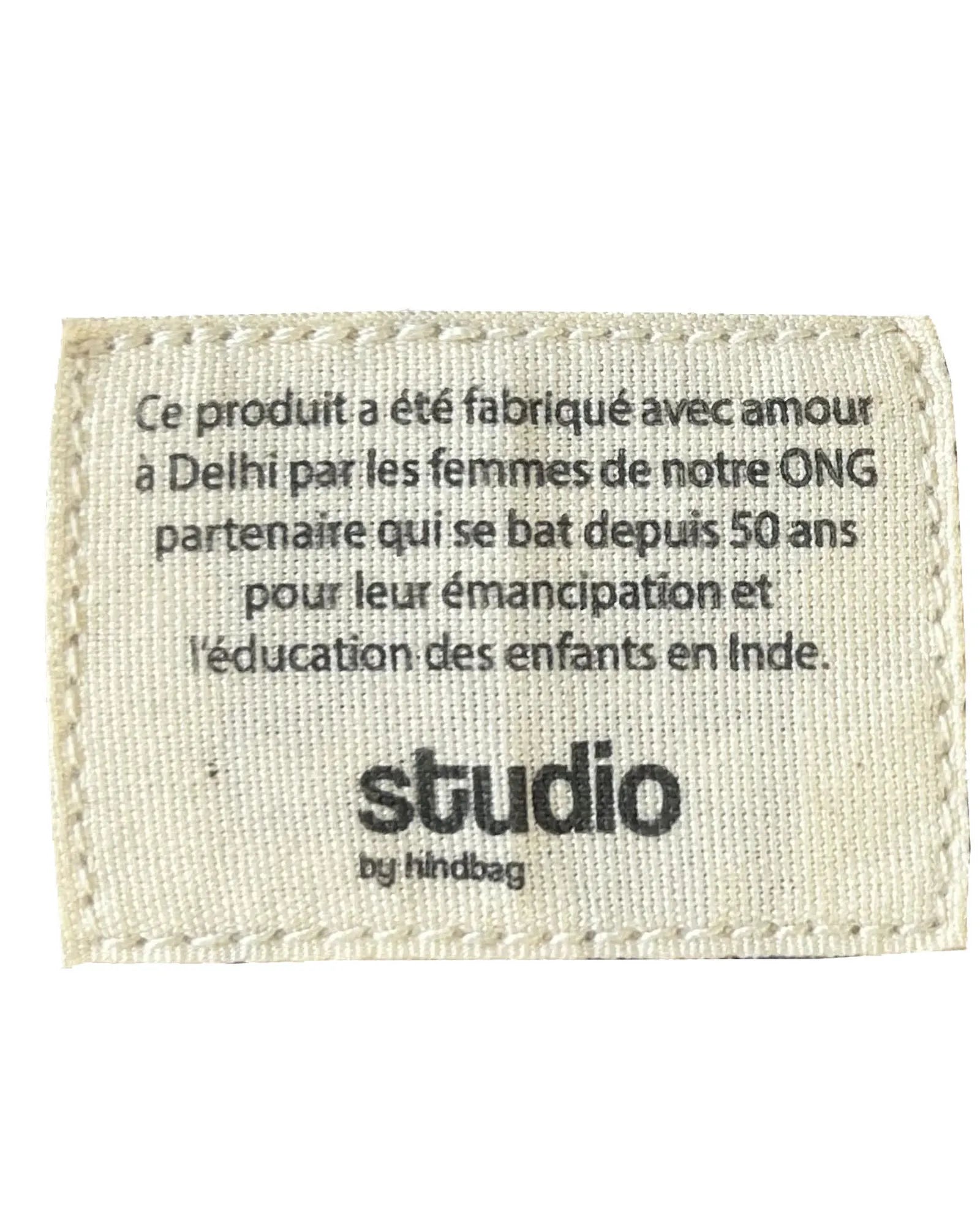Trousse ronde coton bio Hindbag Chloé à personnaliser - 1