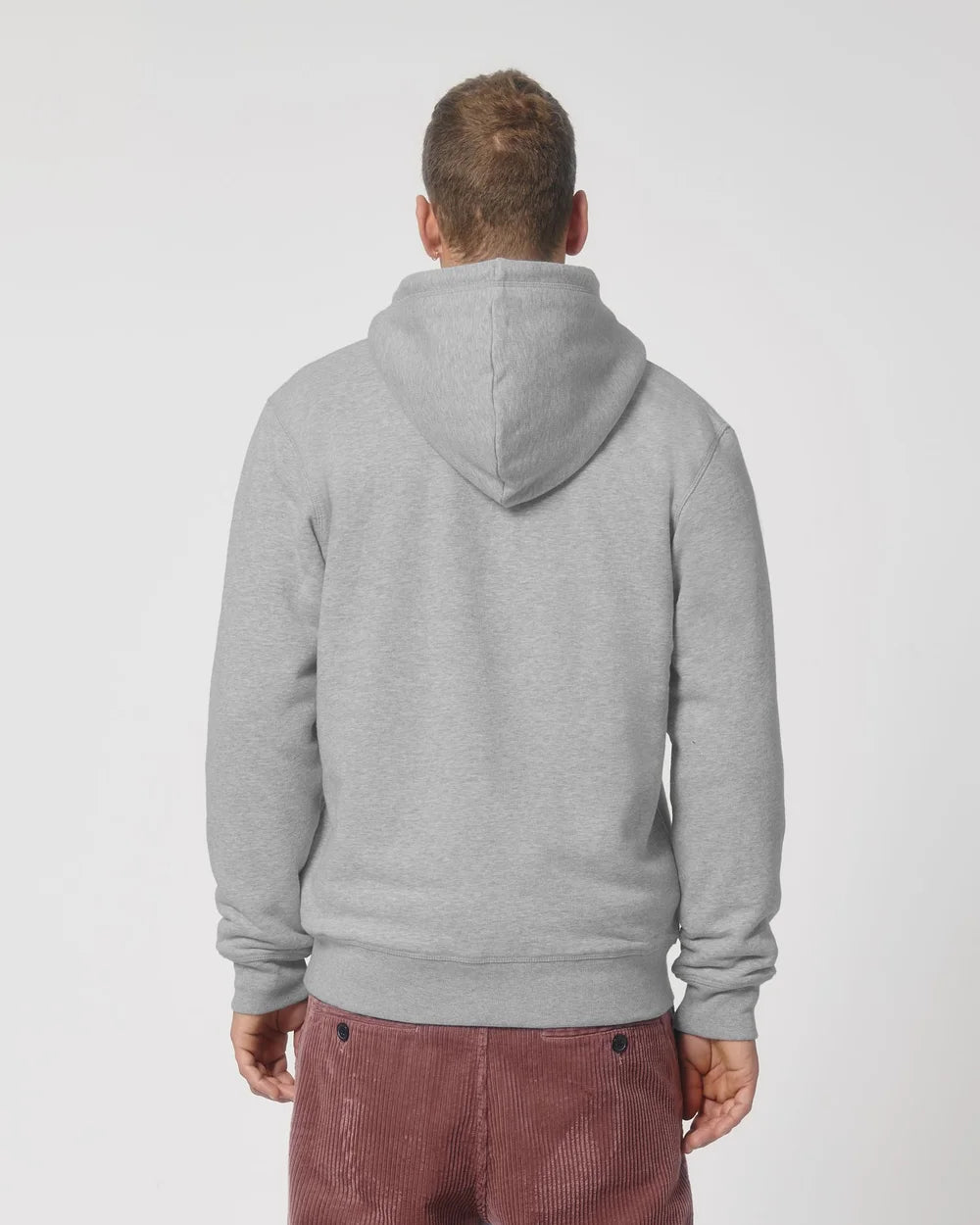 Sweat zippé à capuche doublé en sherpa à personnaliser