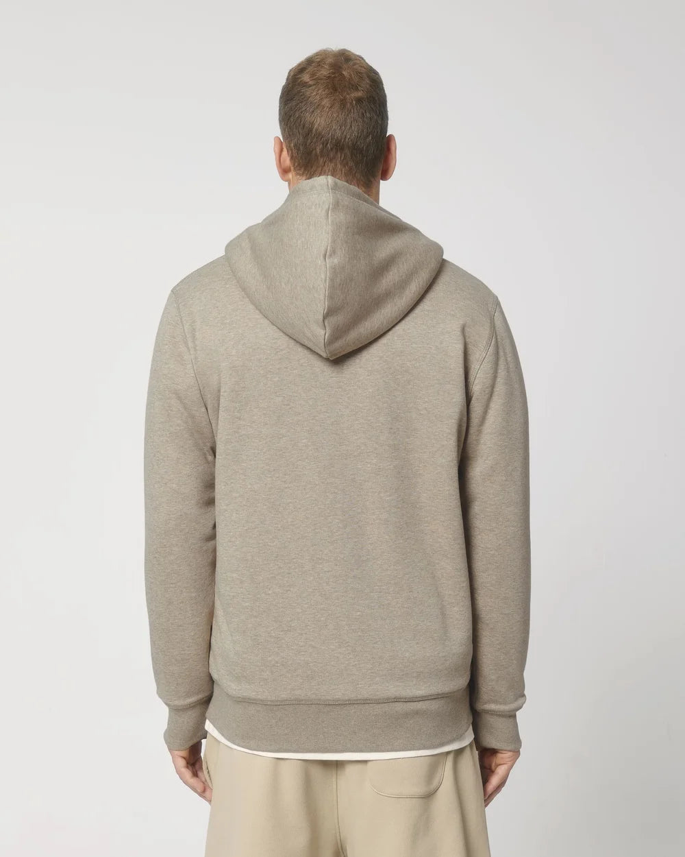Sweat zippé à capuche doublé en sherpa à personnaliser