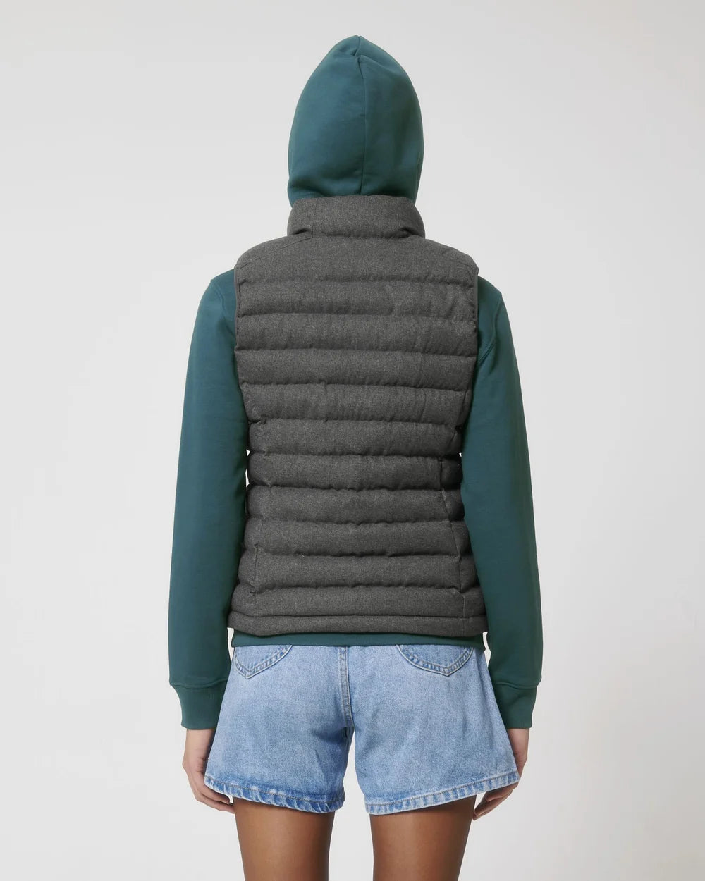 Bodywarmer laineux pour femme personnalisable