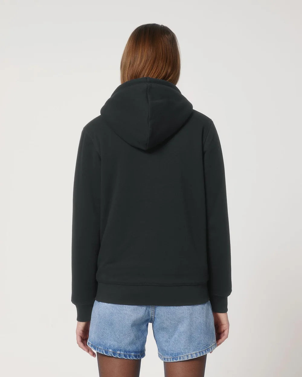 Sweat zippé à capuche doublé en sherpa à personnaliser