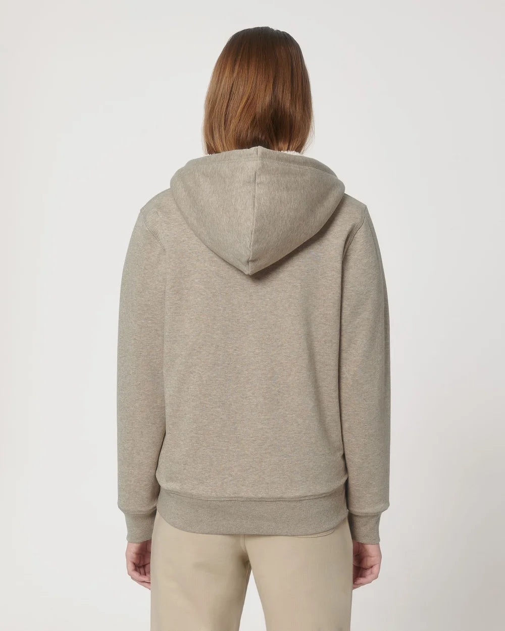 Sweat zippé à capuche doublé en sherpa à personnaliser