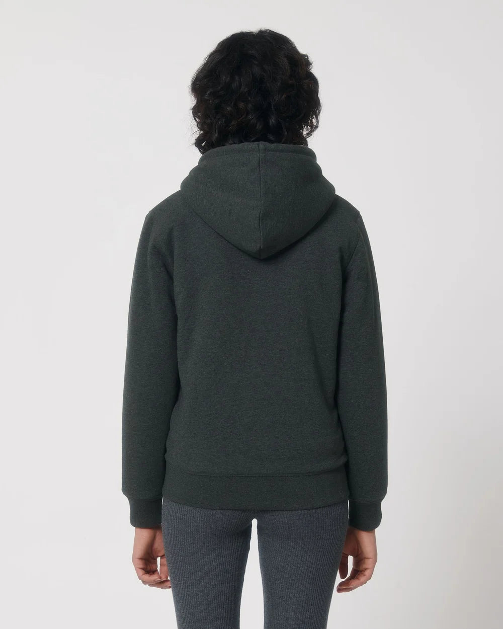 Sweat zippé à capuche doublé en sherpa à personnaliser