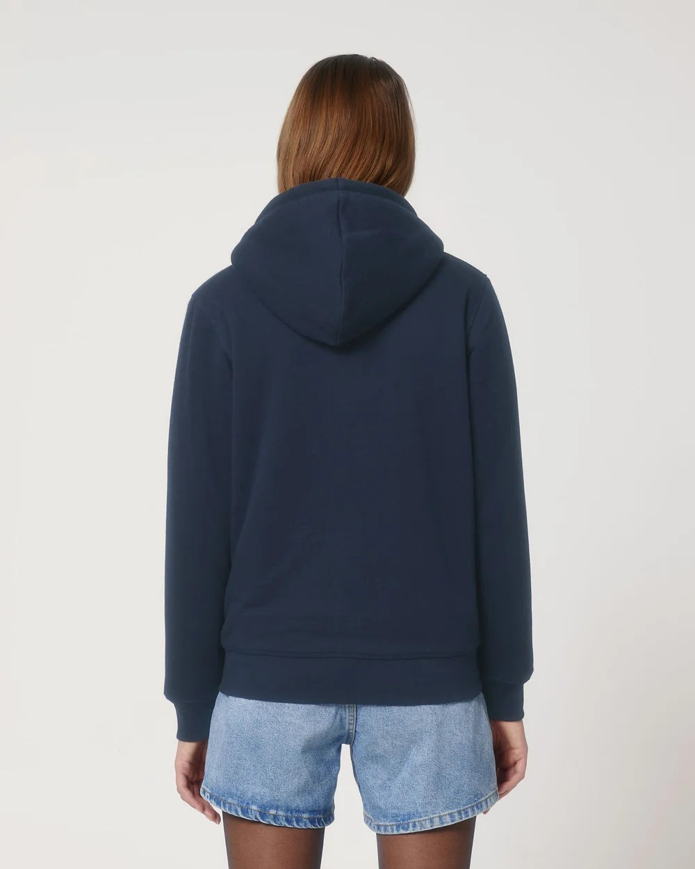 Sweat zippé à capuche doublé en sherpa à personnaliser