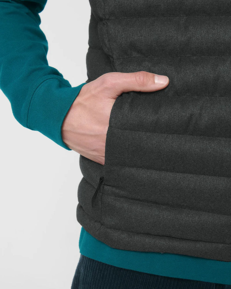 Bodywarmer laineux pour Homme personnalisable