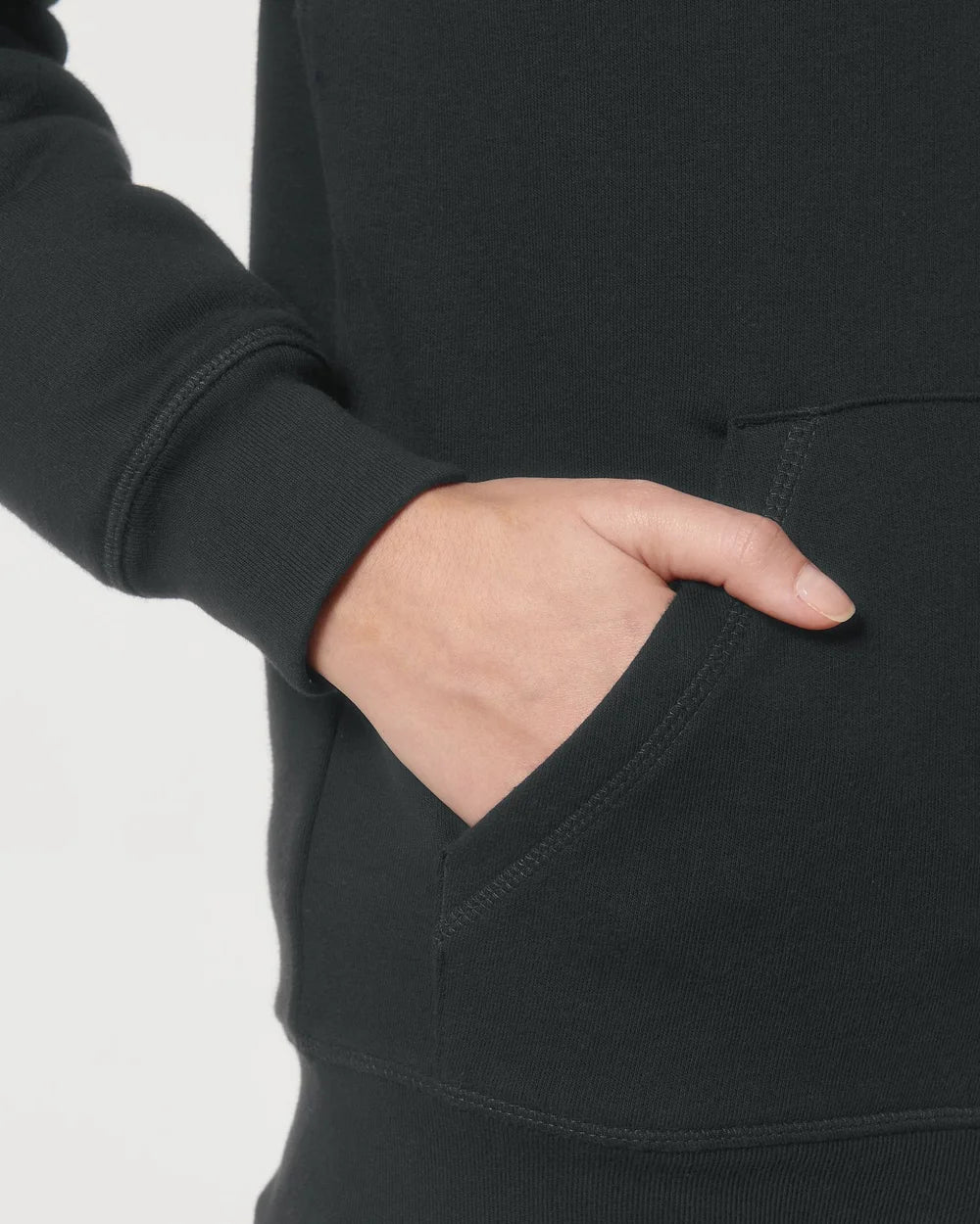 Sweat zippé à capuche doublé en sherpa à personnaliser