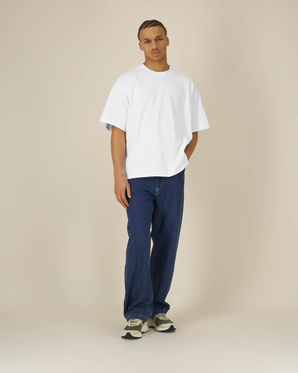 T-shirt épais unisexe Asher en coton bio à personnaliser