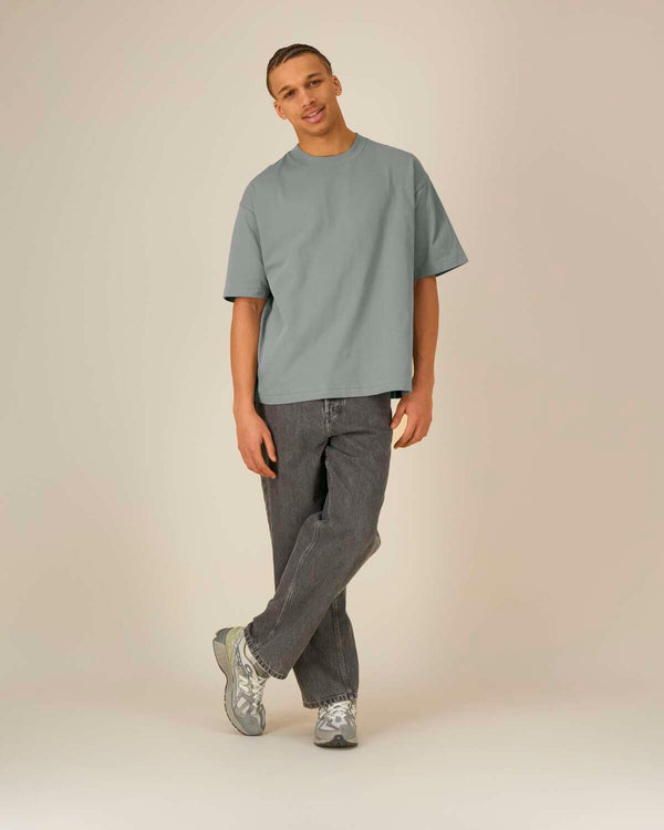 T-shirt épais unisexe Asher en coton bio à personnaliser