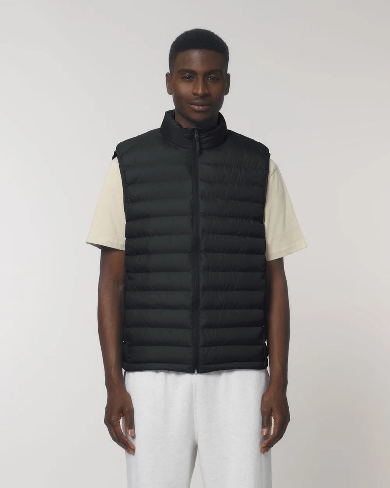 Bodywarmer pour homme 100% recyclé à personnaliser