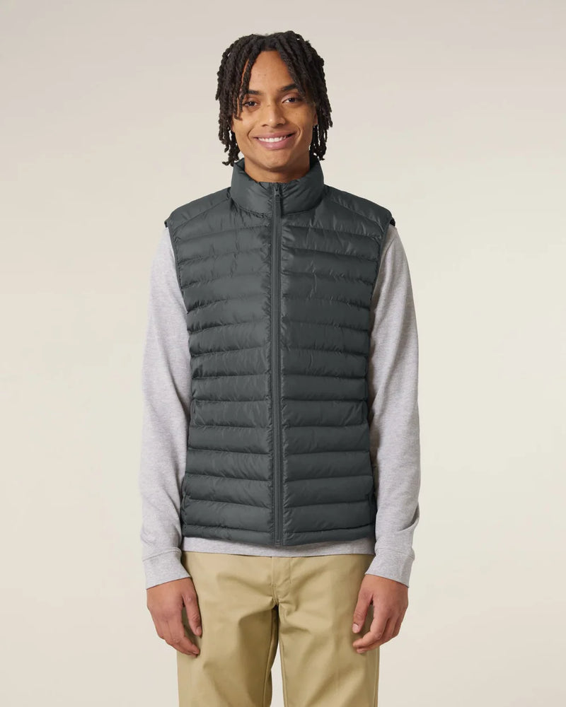 Bodywarmer pour homme 100% recyclé à personnaliser