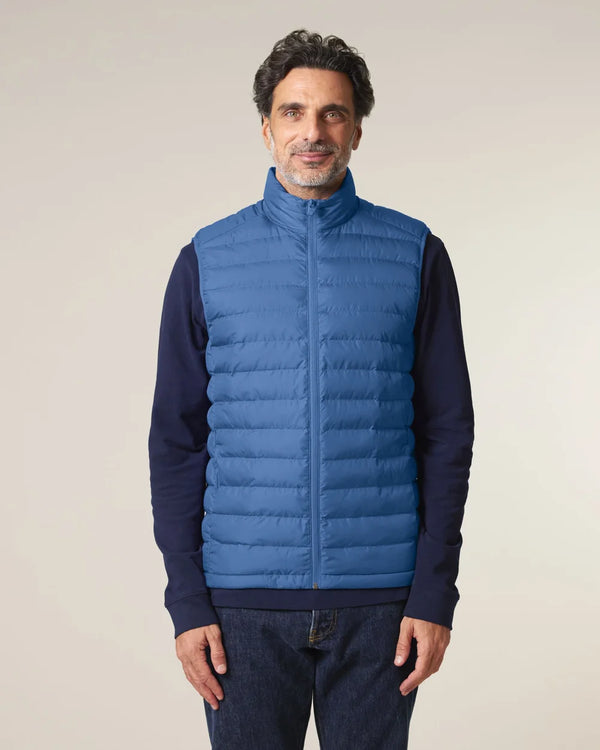 Bodywarmer pour homme 100% recyclé à personnaliser