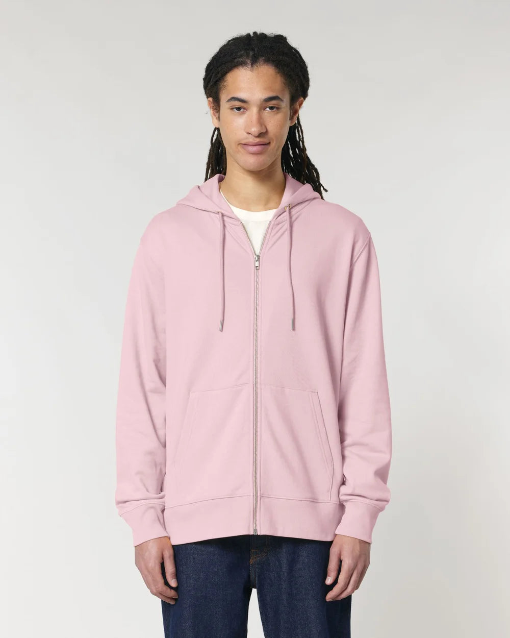 Sweat zippé unisexe éco-responsable à personnaliser