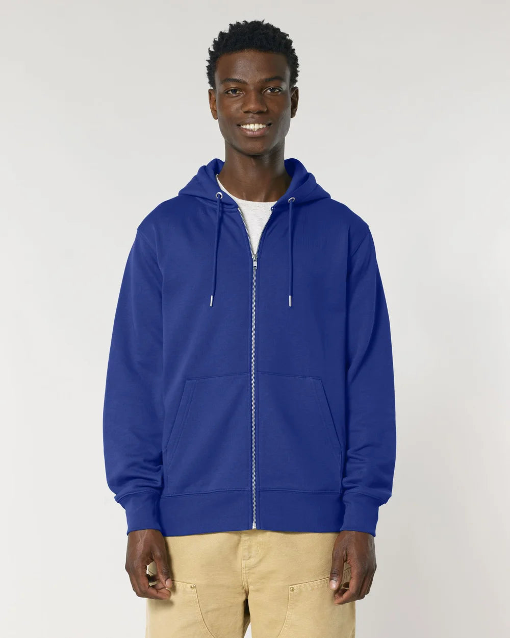 Sweat zippé unisexe éco-responsable à personnaliser