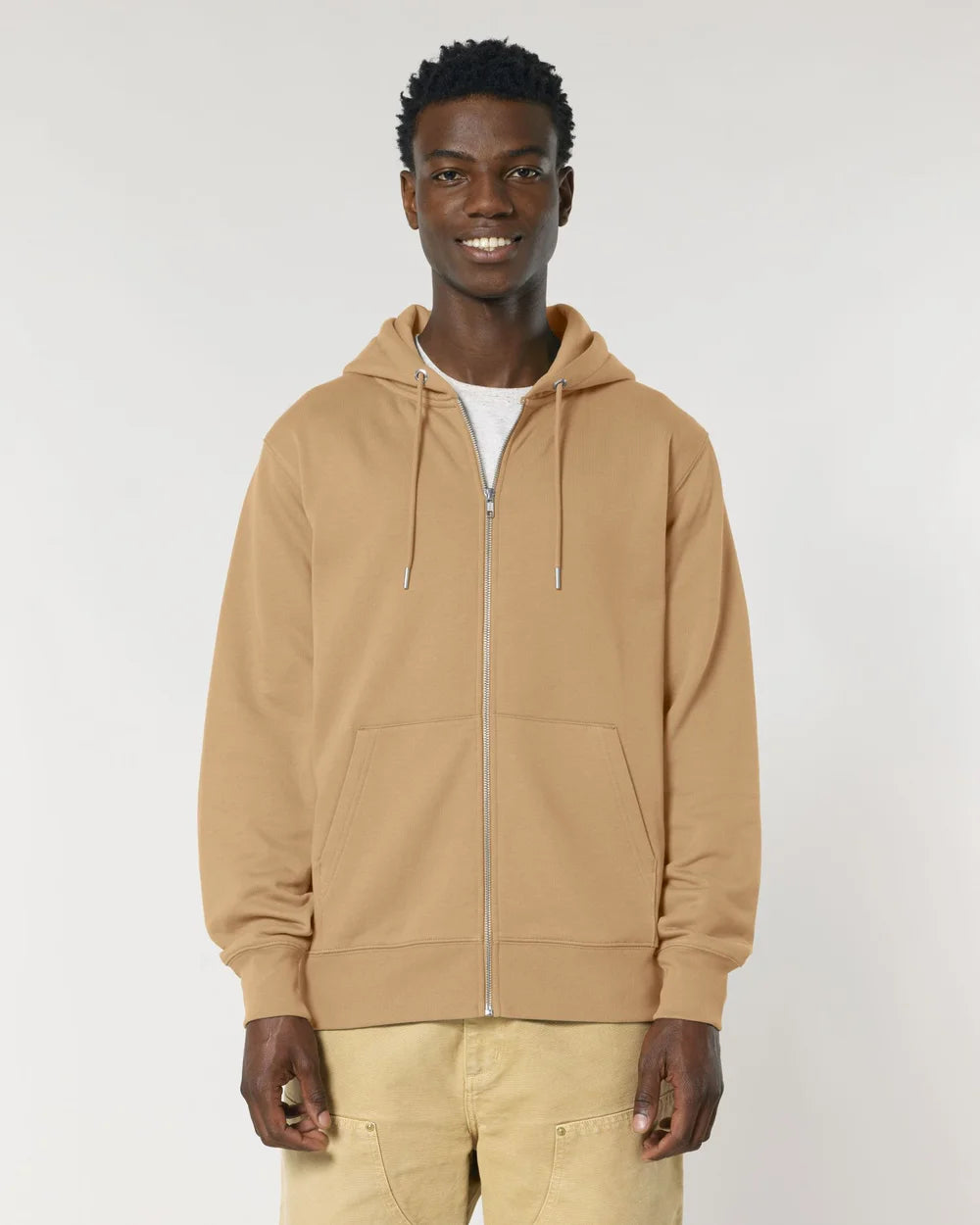 Sweat zippé unisexe éco-responsable à personnaliser