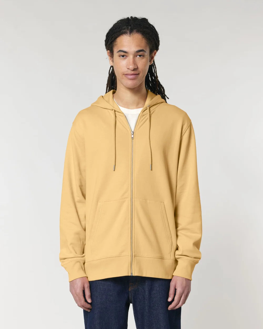 Sweat zippé unisexe éco-responsable à personnaliser