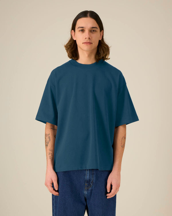 T-shirt épais unisexe Asher en coton bio à personnaliser