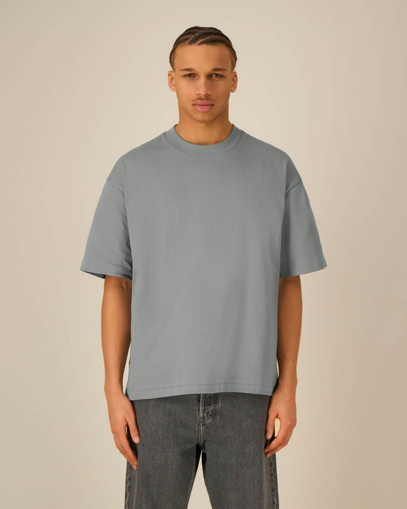 T-shirt épais unisexe Asher en coton bio à personnaliser