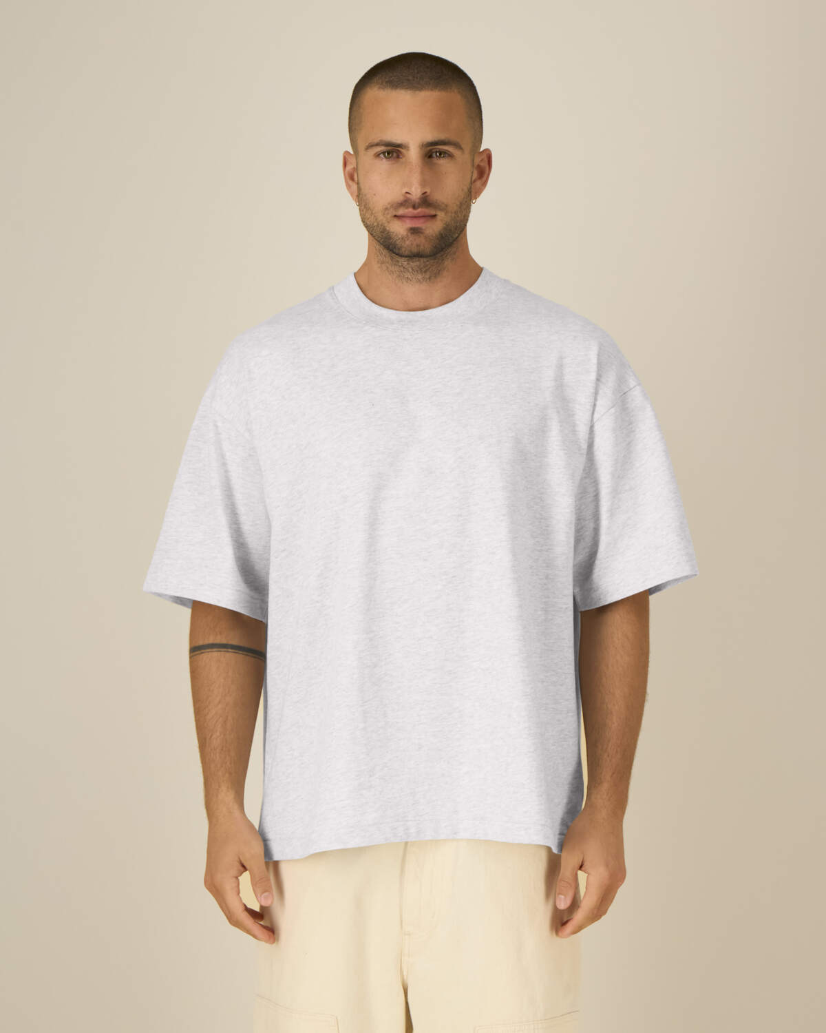 T-shirt épais unisexe Asher en coton bio à personnaliser
