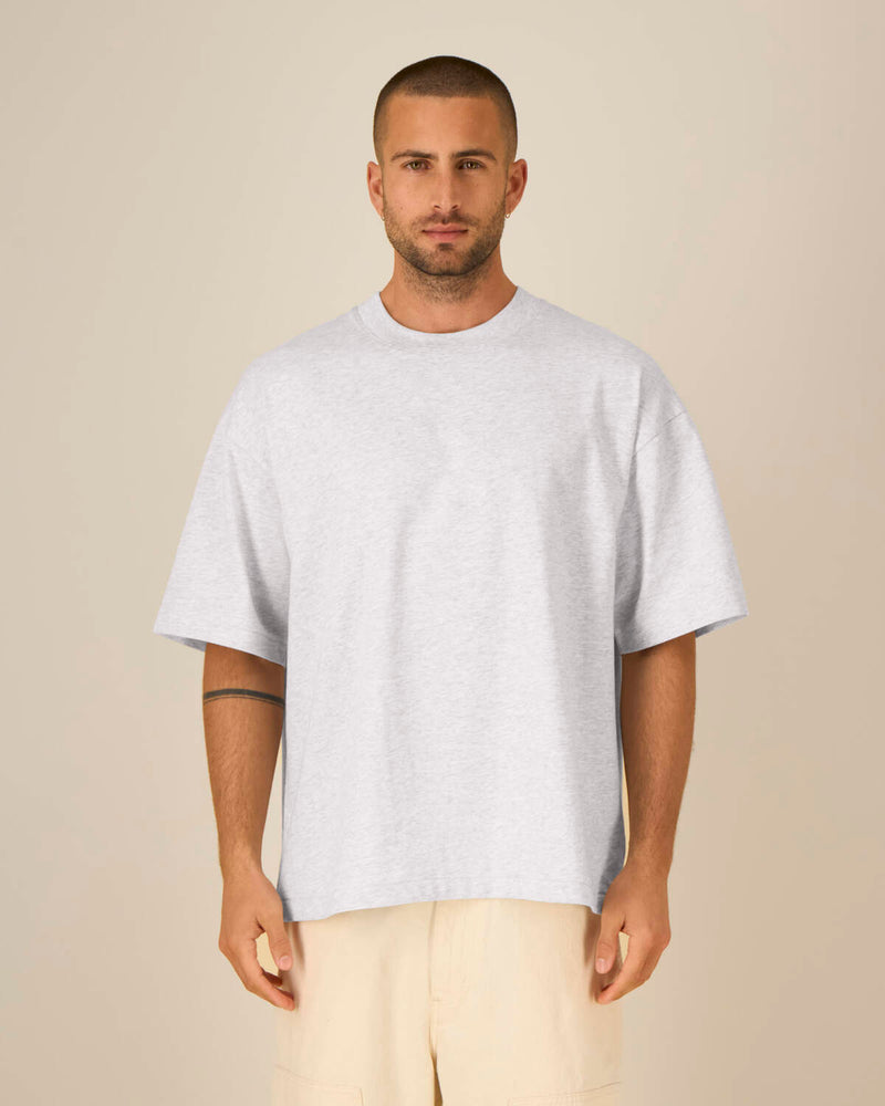 T-shirt épais unisexe Asher en coton bio à personnaliser