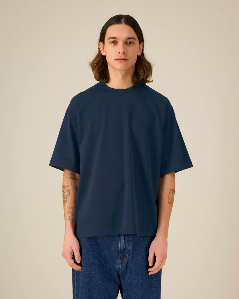 T-shirt épais unisexe Asher en coton bio à personnaliser