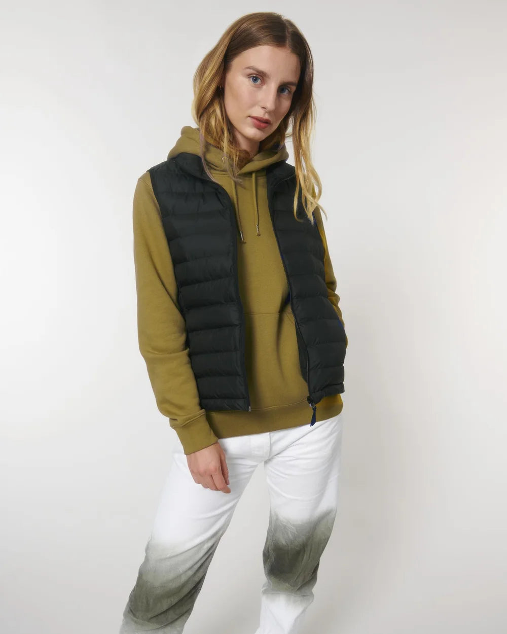 Bodywarmer pour femme 100% recyclé à personnaliser
