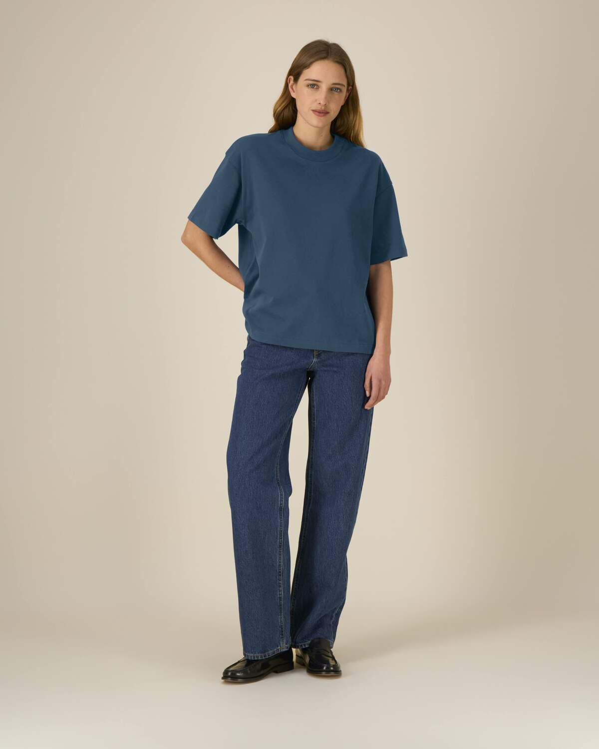 T-shirt épais unisexe Asher en coton bio à personnaliser