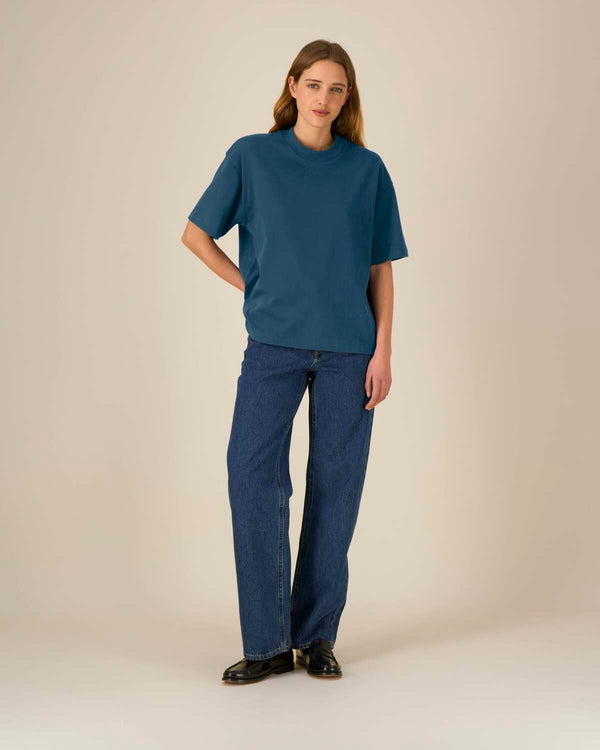 T-shirt épais unisexe Asher en coton bio à personnaliser