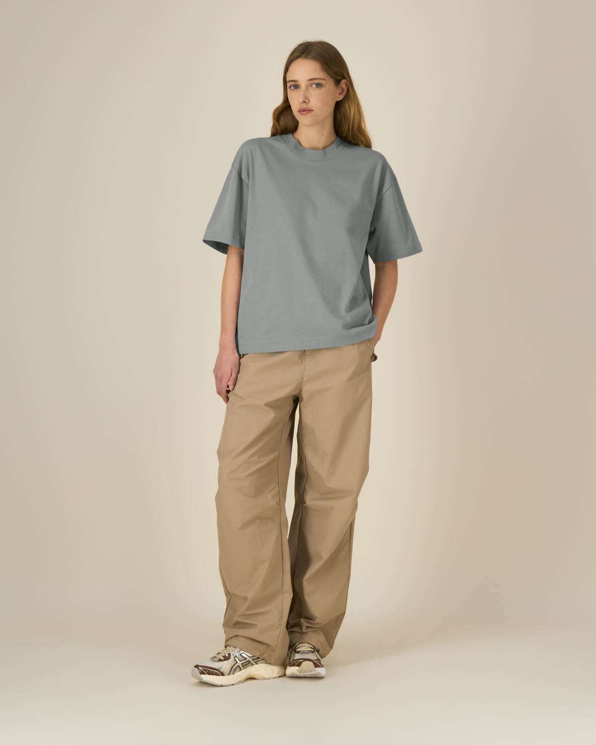 T-shirt épais unisexe Asher en coton bio à personnaliser